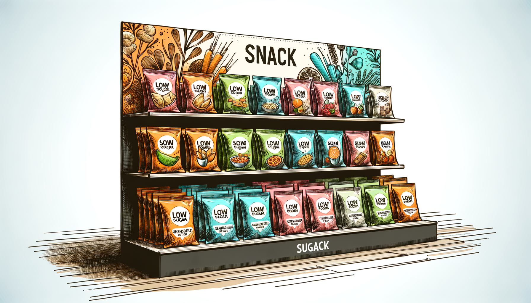 innovative brand packaging strategies for low-sugar snacks